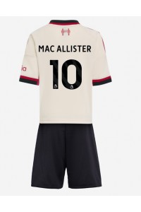 Liverpool Alexis Mac Allister #10 Babytruitje Uit tenue Kind 2025-26 Korte Mouw (+ Korte broeken)